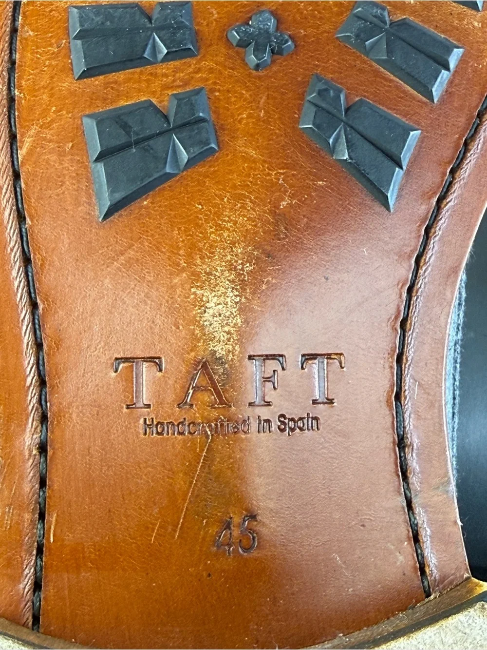 Taft Men's The Jack lace-up Boot shoes brown gray size 12 (45)